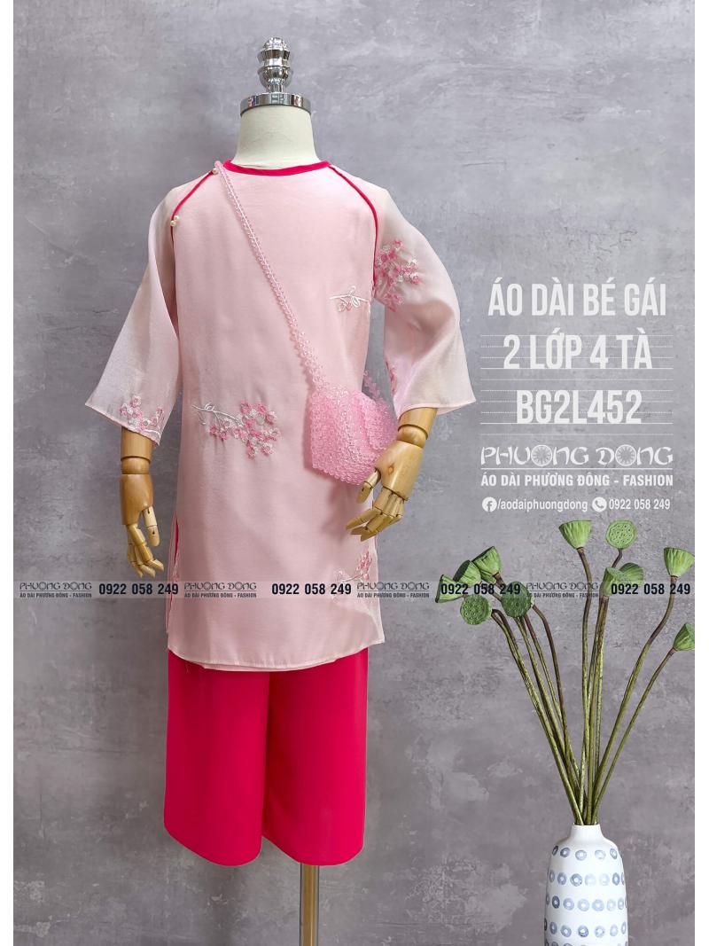 Áo Dài Cách Tân Bé Gái BG2L452